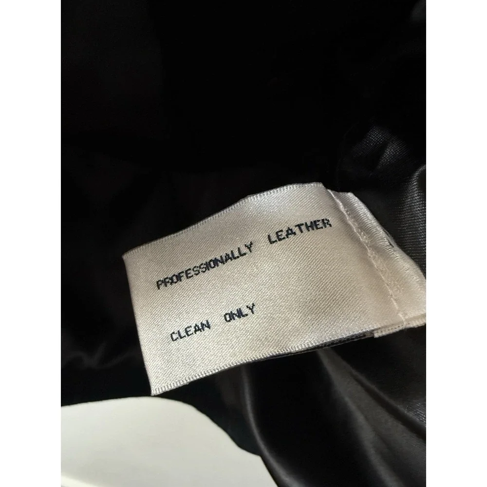 Ron Chereskin Mens Suede Leather Vest Black Size S Lined Rodeo Western‎ Cowboy